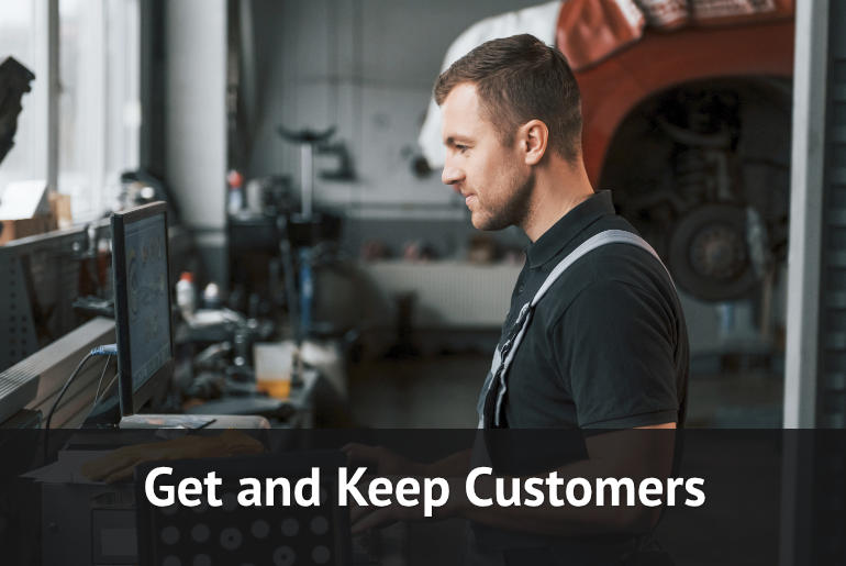 In the service industry? How to get and keep customers.