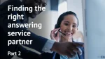 Partnering with an answering service